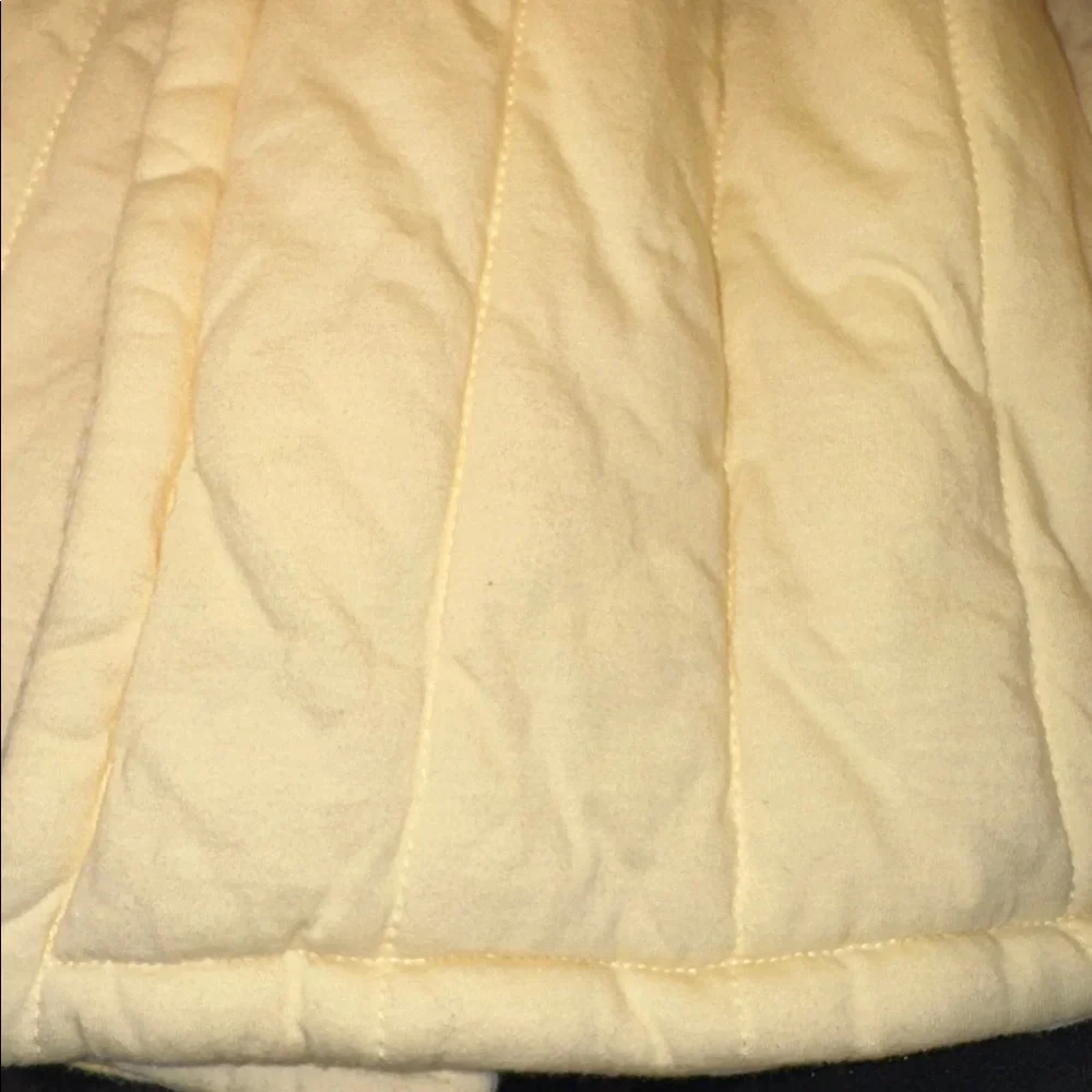 Peter Rabbit Beatrice Potter Quilted Striped Yellow Rabbit Print Kimono Wrap 6M